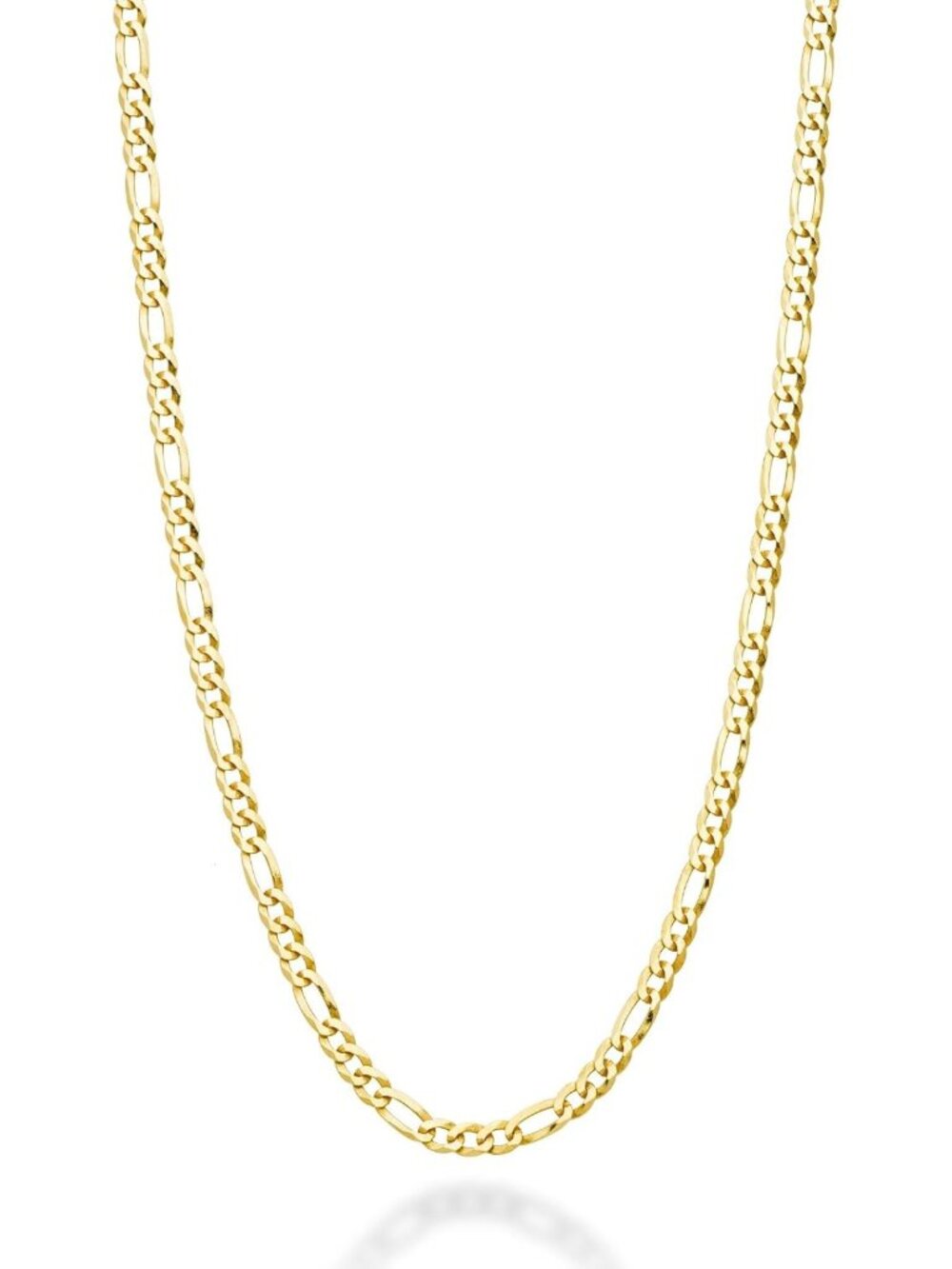925 Sterling Silver Figaro Chain Necklace for Women & Men - 3mm Stylish Jewelry